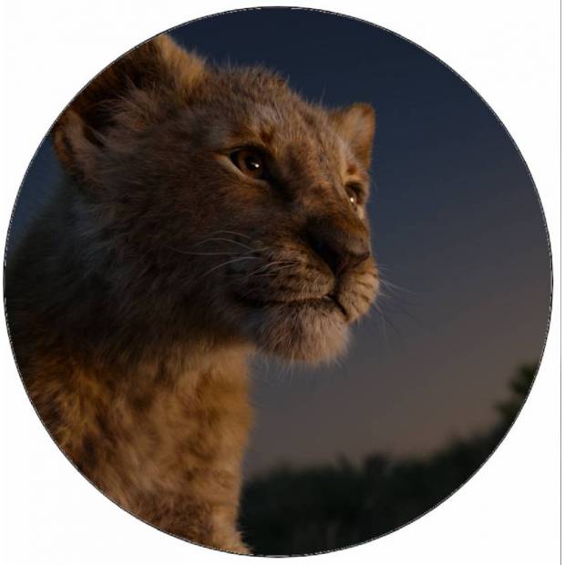 Essbares Papier König der Löwen Simba 19,5 cm