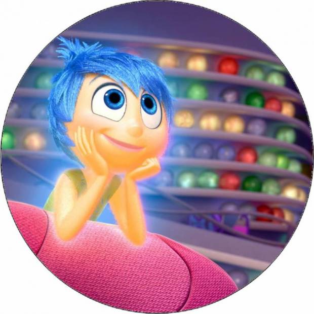 Essbares Papier Im Kopf Freude 19,5 cm