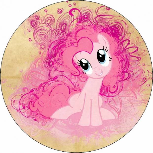 Essbares Papier Mein kleines Pony rosa Pony 19,5 cm