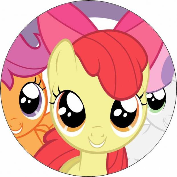 Essbares Papier Mein kleines Pony Apple Bloom 19,5 cm