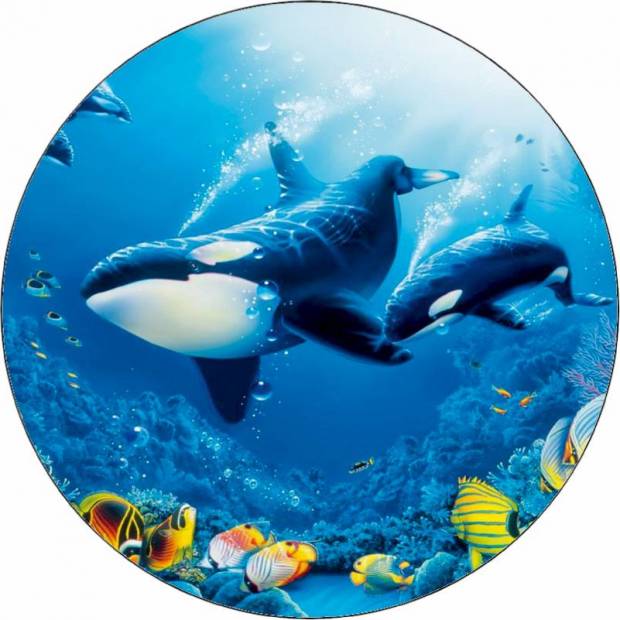 Essbarer Papier-Killerwal 19,5 cm