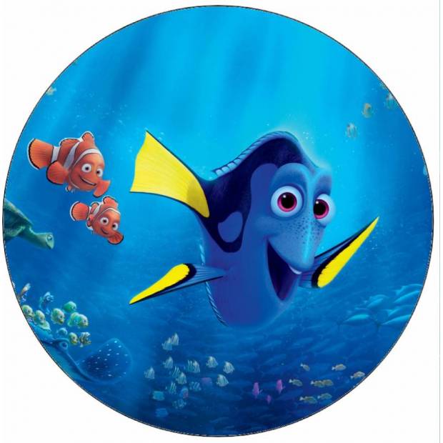 Essbares Papier Dory, Nemo und Marlin 19,5 cm