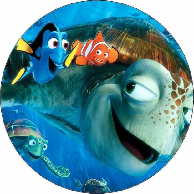 Essbares Papier Dory, Nemo und Storm 19,5 cm