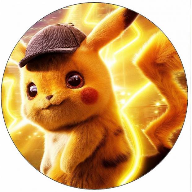 Pikachu essbares Papier 19,5 cm