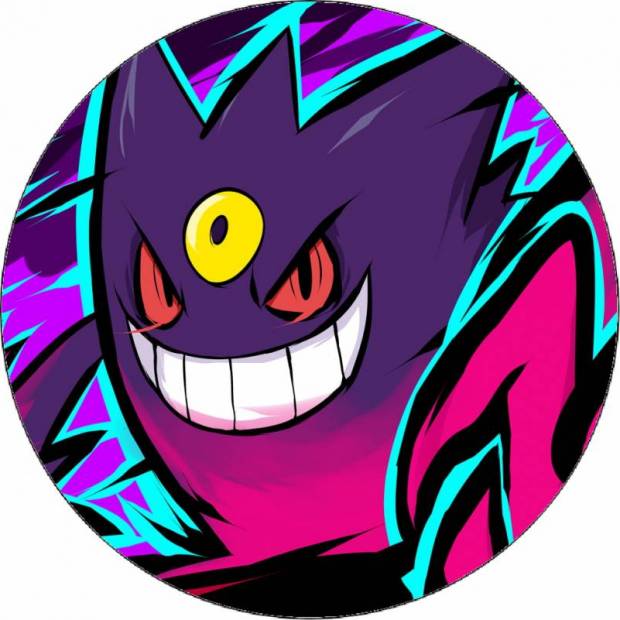 Pokémon Haunter essbares Papier 19,5 cm
