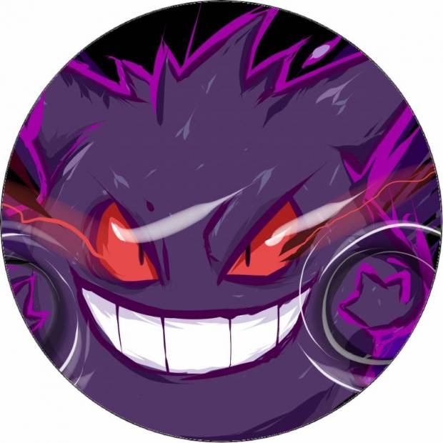 Pokémon Gengar essbares Papier 19,5 cm