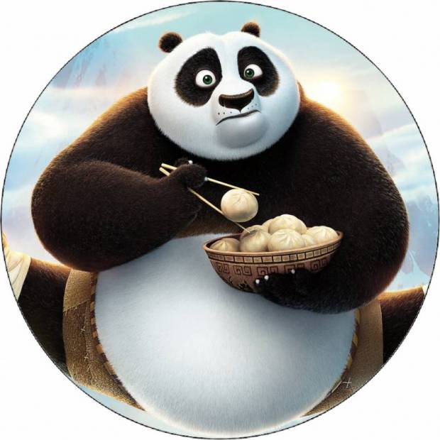 Essbares Papier Kung Fu Panda Po 19,5 cm