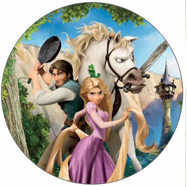 Essbares Papier Locika, Eugene und Maximus 19,5 cm