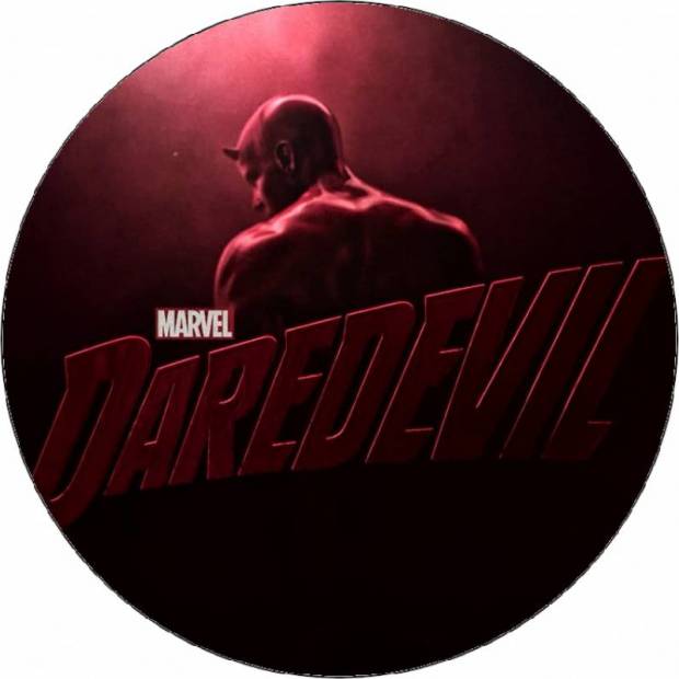 Essbares Papier Daredevil-Logo 19,5 cm