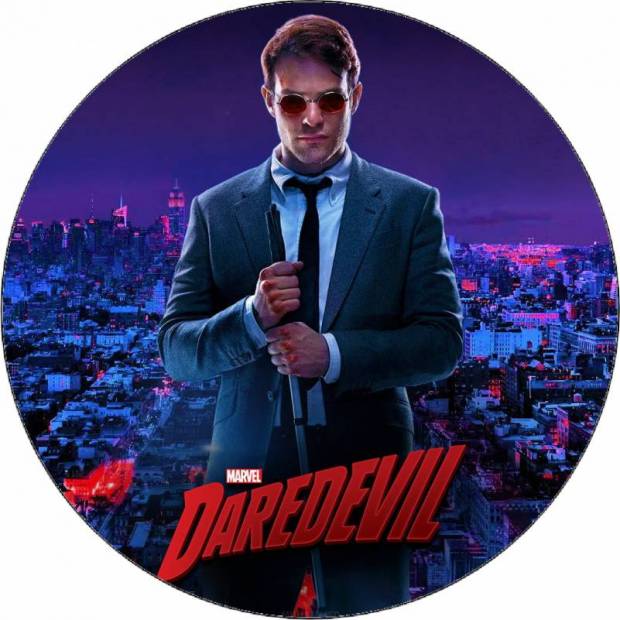 Essbares Papier Daredevil im Anzug 19,5 cm