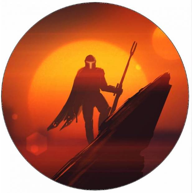 Essbares Papier Mandalorian JoeJazz 19,5 cm