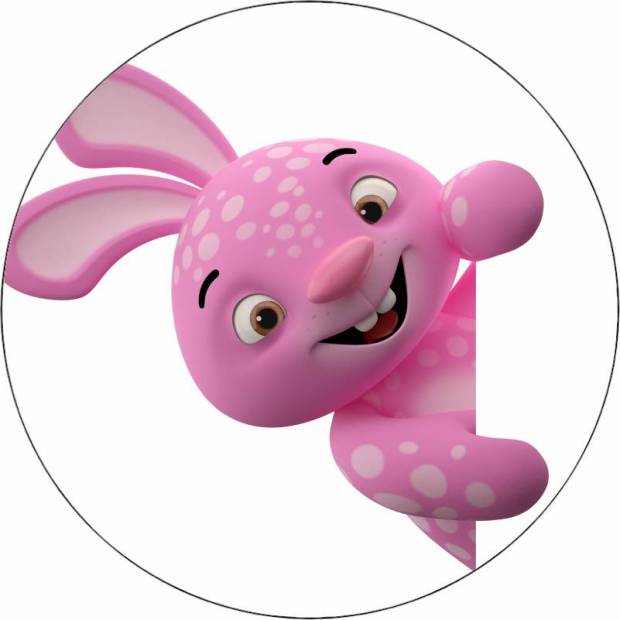 Essbares Papier niedliches Kaninchen 19,5 cm