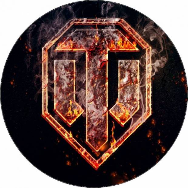 Essbares Papier World of Tank Logo 19,5 cm