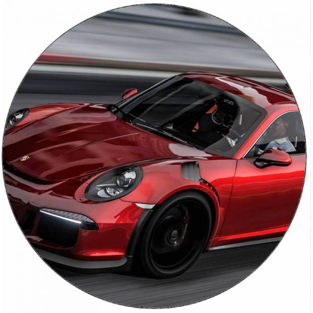 Essbares Papier GTA Porsche 911 19,5 cm