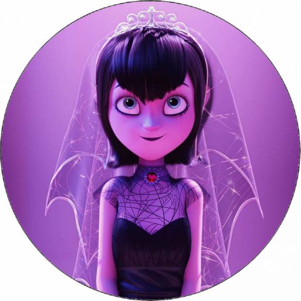 Essbares Papier Hotel Transylvania Mavis als Braut 19,5 cm
