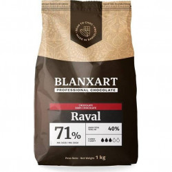 Blanxart Echte dunkle Schokolade Raval 71% (1 kg)