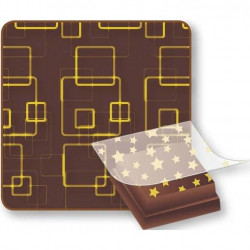 Bombasei Transferfolie Quadrate 36,5 x 25 cm