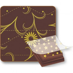 Bombasei Transferfolie Gänseblümchen 36,5 x 25 cm