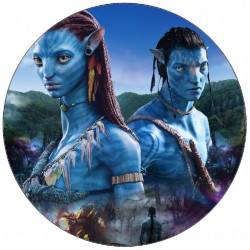 Essbare Papierbaum-Silhouette 19,5 cm