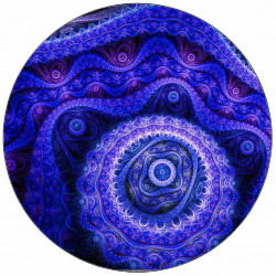 Geometrisches Mandala aus essbarem Papier 19,5 cm