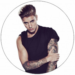 Essbares Papier Justin Bieber 19,5 cm