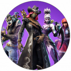 Fortnite-Helden essbares Papier 19,5 cm
