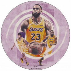 Essbares Papier LeBron James Lakers 19,5 cm