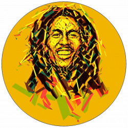 Essbares Papier Bob Marley Animation 19,5 cm
