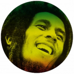 Essbares Papier Bob Marley lächelnd 19,5 cm