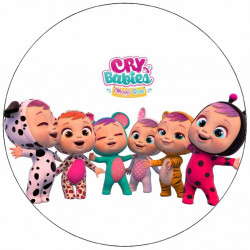 Essbares Papier Schrei-Babys 19,5 cm