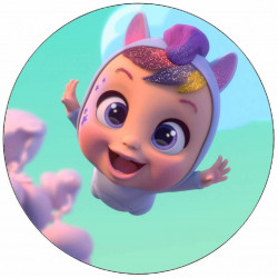 Essbares Papier Schrei-Babys schwimmendes Baby 19,5 cm