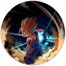 Essbares Papier Dragon Ball Gohan 19,5 cm
