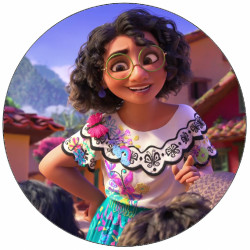 Essbares Papier Encanto Isabel und Kinder 19,5 cm