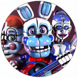 Essbares Papier Five Nights at Freddy's 19,5 cm