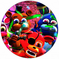 Essbares Papier Five Nights at Freddy's FnaF World 19,5 cm