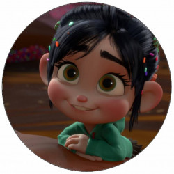 Essbares Papier Ralph die Hexe - Vanille 19,5 cm