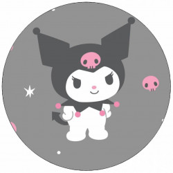 Kuromi essbares Papier 19,5 cm