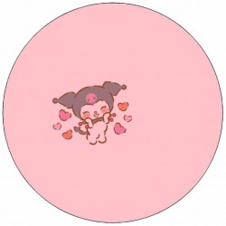 Kuromi essbares Papier 19,5 cm