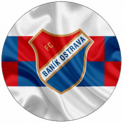 Essbares Papier Logo FCB Baník Ostrava 19,5 cm