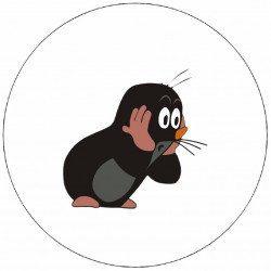 Essbares Papier erstaunt Maulwurf 19,5 cm