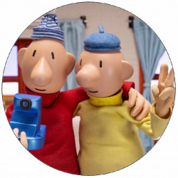 Pat und Mat Selfie-Papier 19,5 cm