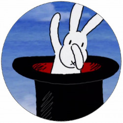 Essbares Papier Bob und Bobek und Hut 19,5 cm