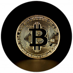 Essbares Papier Bitcoin 19,5 cm