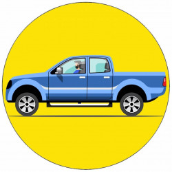 Essbares Papier-Geländewagen 19,5 cm