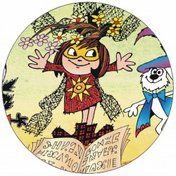 Essbares Papier Kleine Hexe 19,5 cm