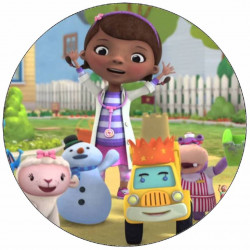 Essbares Papier Doktor Plüsch 19,5 cm