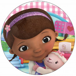 Essbares Papier Doktor Plüsch Happy Birthday 19,5 cm