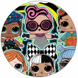 Essbare Papierpuppen L.O.L. 19,5 cm