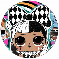 Essbares Papier L.O.L. Überraschung Glitter 19,5 cm