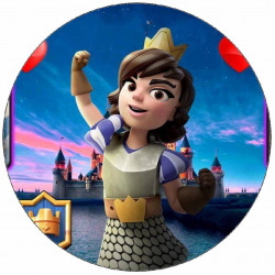 Papier Clash Royale Prinzessin 19,5 cm